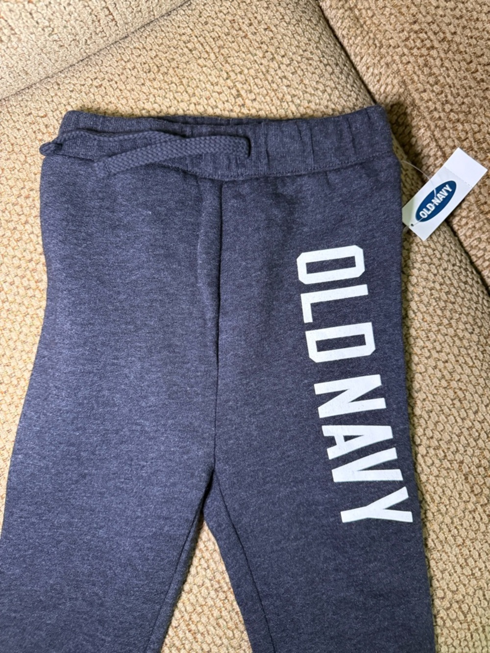 Old Navy Kids Navy Blue Logo Jogger Sweatpants